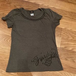 Harley-Davidson brownish gray medium size T-shirt